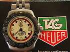 TAG Heuer 6000 Professional 18K Gold & Stainless Diver WH1151 K1 w/Box 