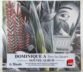 album Cd neuf DOMINIQUE A  Vers Les Lueurs nouveauté avril 2012 