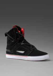 SUPRA Chad Muska Skytop II in Black Suede/Patent Leather at Revolve 