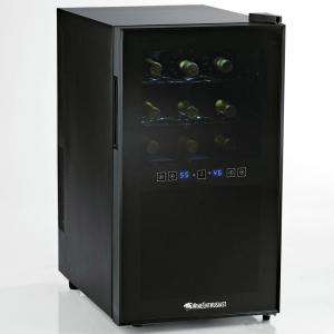 Wine Enthusiast 18 Bottle Dual Zone Silent Wine Refrigerator with 