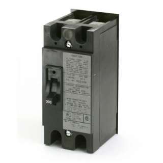 Eaton 200 Amp 2 3/4 In. Double Pole CC Type Breaker CC2200 at The Home 