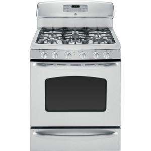 GE 30 in. Self Cleaning Freestanding Gas Range with Baking Drawer in 