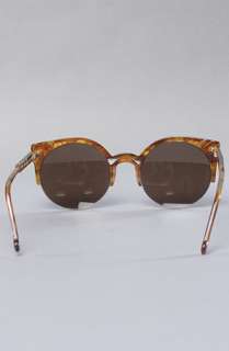 Super Sunglasses The Lucia in Brown Stone  Karmaloop   Global 