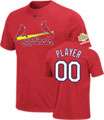 St. Louis Cardinals T Shirt Youth Any Player Red Name & Number T 