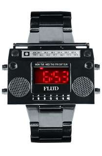 Flud Watches The Gunmetal Boombox Watch  Karmaloop   Global 