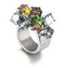 Swatch bijoux Love Explosion Ring mit Kristallwürfel, Gr. 7 JRD022 7 