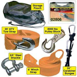 Keeper ATV Winch Kit With Storage Case 02806  