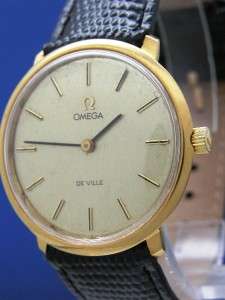 Mans Vintage Omega De Ville Gold Watch (54599)  