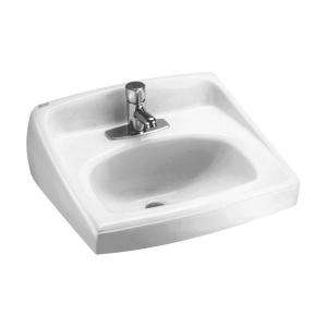 American Standard Lucerne Wall Hung Bathroom Sink for Exposed Bracket 