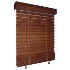 36 in. x 64 in. Old Teak Wood Blind, 2 in. Slats Reviews (3 reviews 