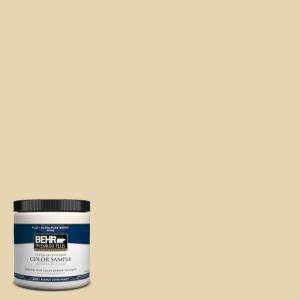 BEHR Premium Plus 8 oz. Castle Stone Interior/Exterior Paint Tester 