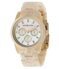 Michael Kors Faux Horn Bracelet Watch $225.00
