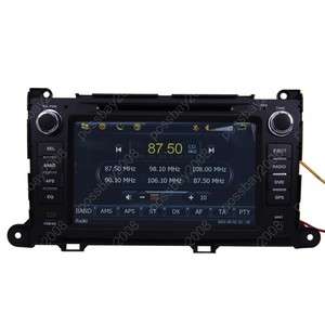2011 Toyota Sienna Car GPS Navigation Bluetooth IPOD Radio AUX MP3 TV 