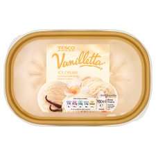 Tesco Vaniletta Ice Cream 900Ml   Groceries   Tesco Groceries