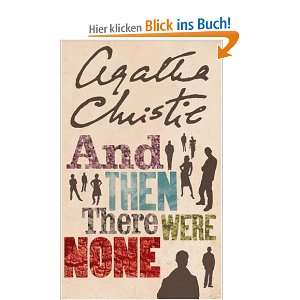 Then There Were None. (Agatha Christie Collection): .de: Agatha 