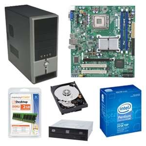  Kit   Intel DG41RQ Socket 775 Mobo, Intel Pentium E5400 CPU, Centon 