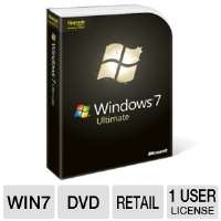 Microsoft Windows 7 Ultimate 32BIT or 64BIT Operating System Software 