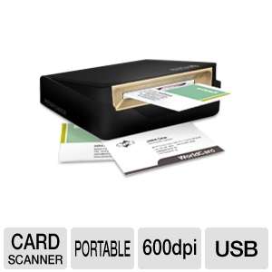 Penpower WorldCard Pro WCUPRO1EN Portable Color Business Card Scanner 