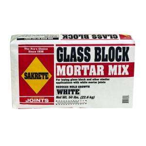 SAKRETE 50 lb. Glass Block Mortar Mix 430.50.sk 