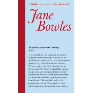    Edition Band 7  Jane Bowles, Adelheid Dormagen Bücher