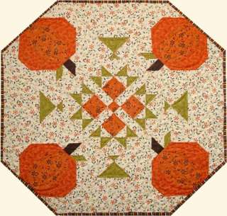 PUMPKIN PARTY Quilt Pattern ~ Easy   Fast   & Cute!  
