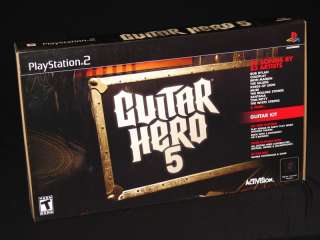 NEW Guitar Hero 5 + Guitar Controller PS2 FAST DISPATCH AND SHIPPING 