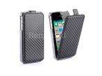   Flip Leather Chrome Case Hard Back Cover For iPhone 4 4S 4G  