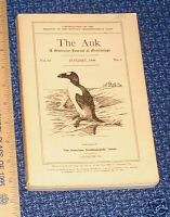 The Auk magazine Journal of Ornithology   January 1944  