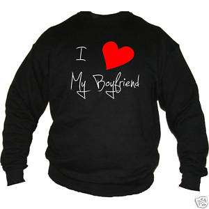 LOVE MY BOYFRIEND Sweatshirt KULT TRENDY (S XXL)  