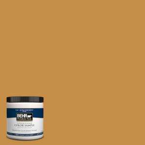 BEHR Premium Plus 8 oz. Light Copper Interior/Exterior Paint Tester 