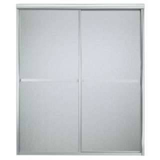 Finesse 59 5/8 in. x 70 5/16 in. Framed By pass Shower Door in Silver