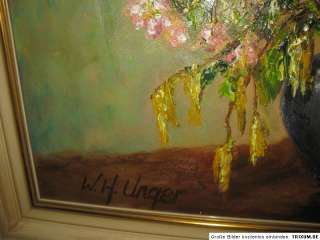 UNGER W.H.,*1929 Blumen besser wie Pippel   