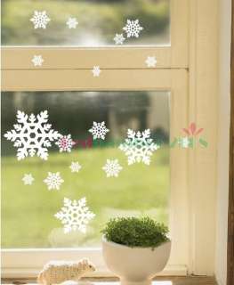 various colors) Snowflake Decor Mural Art Wall Sticker Decal Y360 