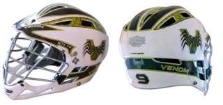 Cascade Pro 7 Lacrosse Helmet Decal Set   Venom Edition  