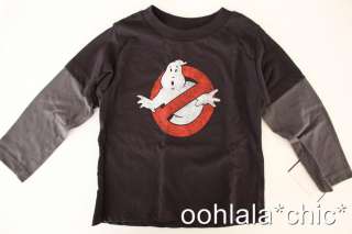   Gray GHOSTBUSTERS Ghost Busters Movie Long Sleeved Tee T Shirt  