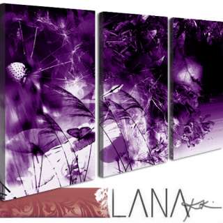 Lana KK abstrakt lila Bilder Kunstdrucke Blütenzauber M  