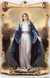 Hl. Maria Mutter Gottes   Wunderbare Medaille Ikone NEU  