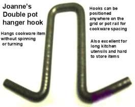 Double Pot & Pan Hanger Hooks  