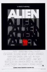 Alien   ORIGINAL MOVIE POSTER U.S. ADVANCE 1SH 1979  