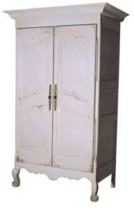 FRENCH ARMOIRE Antique European Reproduction Old World Distressed 