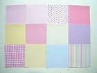 DOVECRAFT 12x12 SCRAPBOOKING PAPERS *BACK TO BASICS*