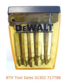 15 Dewalt Ph2 Screwdriver Bits 50mm & Case Phillips  