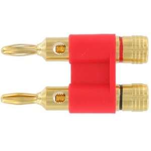  2 Pairs of Atlona Dual Banana Plug ( Red ): Electronics