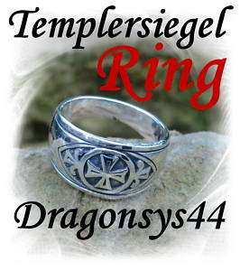 Ritter Siegel Ring 925erSilber Mittelalter Gr.60 D19mm Mittelalter 