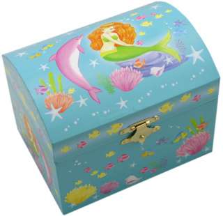 Trousselier Jewelry Mermaid Dome Musical Box  