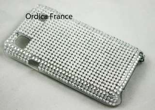   Coque strass arrière Samsung Galaxy S I9000   bulles fines 