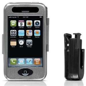  CTA Digtal Hard Case Clip for iPhone 3G with Belt (Silver 