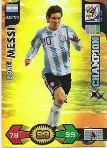 Panini WM 2010 Adrenalyn XL #021 Champion Card Messi  