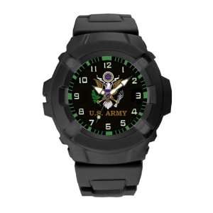  Frontier Combat Watch with Black Case, US Army Dial, and 