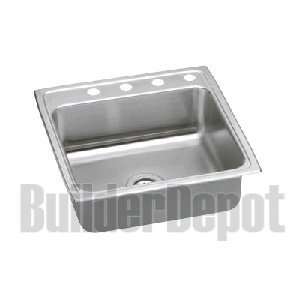  22 x 22 2 Hole 1 Bowl Stainless Steel Sink Lustertone 